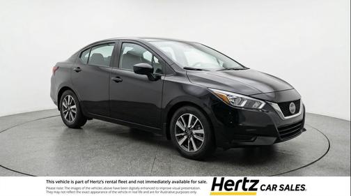 Super Black 2025 Nissan Versa 1.6 SV
