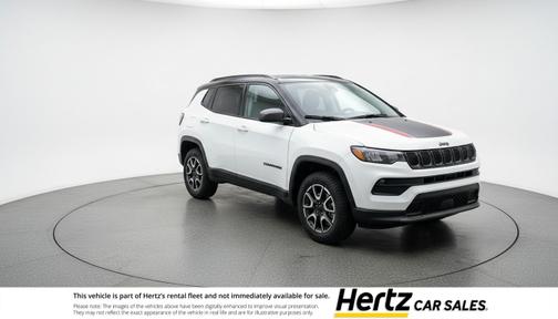 Bright White Clearcoat 2025 Jeep Compass Trailhawk