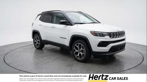Bright White Clearcoat 2025 Jeep Compass Limited