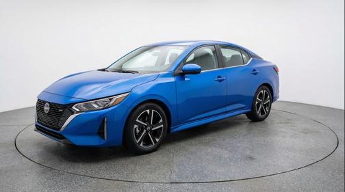 Electric Blue Metallic 2025 Nissan Sentra SV