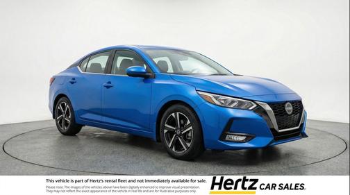 Electric Blue Metallic 2025 Nissan Sentra SV