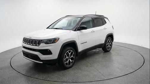 Bright White Clearcoat 2025 Jeep Compass Limited