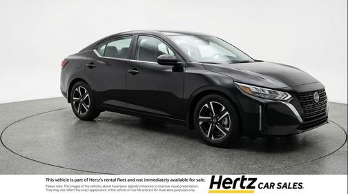 Super Black 2025 Nissan Sentra SV