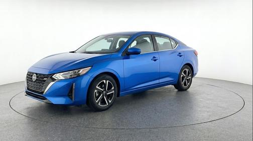 Electric Blue Metallic 2025 Nissan Sentra SV