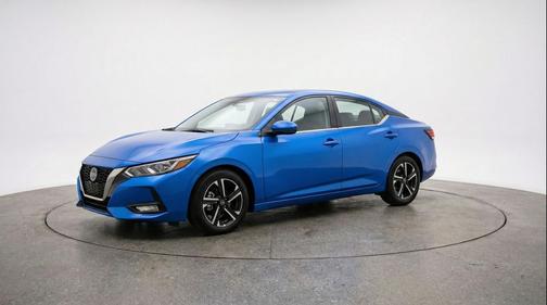 Electric Blue Metallic 2025 Nissan Sentra SV