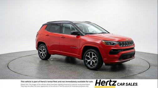Red Hot Pearlcoat 2025 Jeep Compass Limited