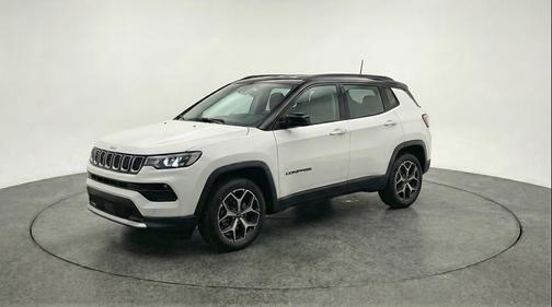Bright White Clearcoat 2025 Jeep Compass Limited