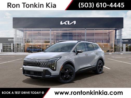 Wolf Gray 2026 Kia Sportage Hybrid X-Line