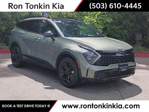 Jungle Green 2025 Kia Sportage X-Line
