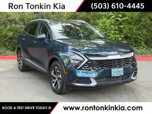 Blue 2023 Kia Sportage Hybrid EX