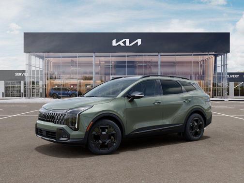 Green 2026 Kia Sportage Plug-In Hybrid X-Line Prestige