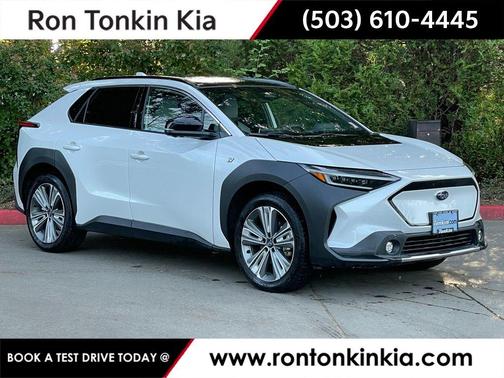 White 2025 Subaru Solterra Touring