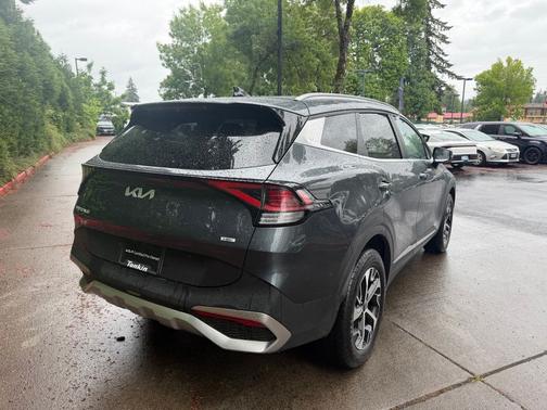 Gravity Gray 2025 Kia Sportage Hybrid EX