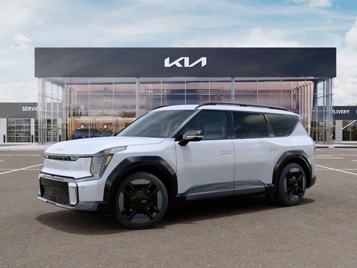 Glacial White Pearl 2026 Kia EV9 GT-Line
