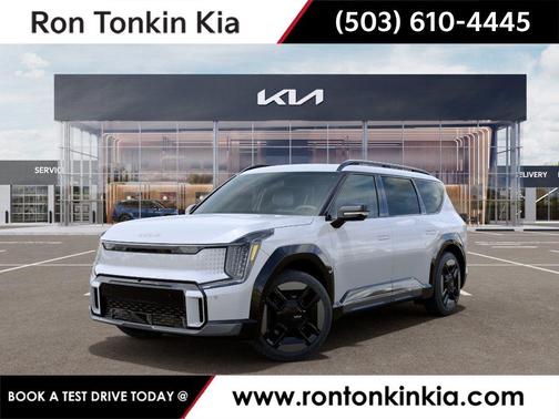 Glacial White Pearl 2026 Kia EV9 GT-Line