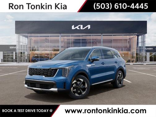 Mineral Blue 2026 Kia Sorento Hybrid EX