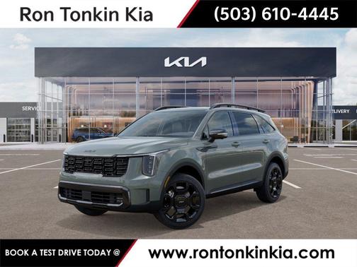 Green 2026 Kia Sorento Hybrid X-LINE SX PRESTIGE