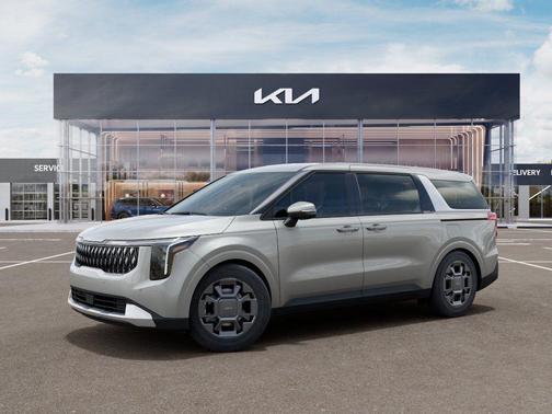 Ivory Silver 2026 Kia Carnival Hybrid EX