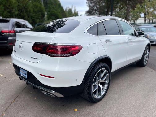 White 2021 Mercedes-Benz GLC 300 4MATIC Coupe