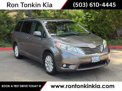 Predawn Gray Mica 2016 Toyota Sienna XLE