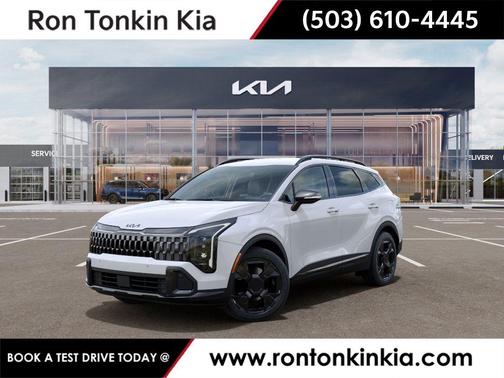 Snow White Pearl 2026 Kia Sportage Hybrid X-Line