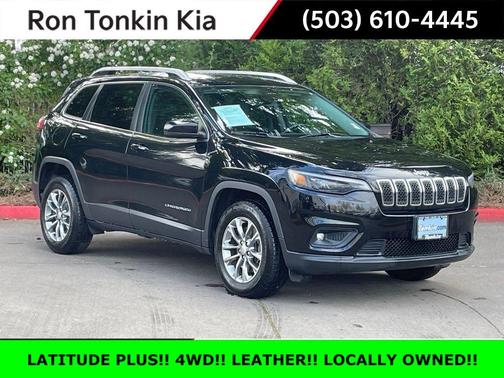 Diamond Black 2019 Jeep Cherokee Latitude Plus