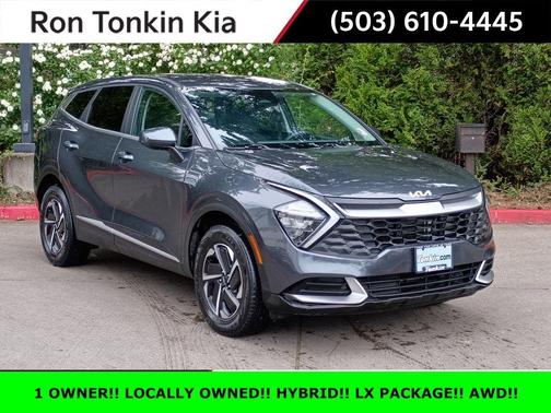Gravity Gray 2023 Kia Sportage Hybrid LX