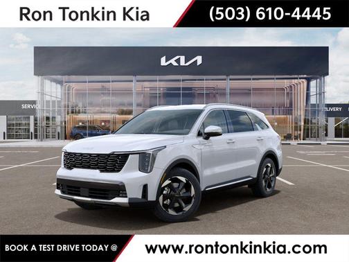 Snow White Pearl 2026 Kia Sorento Hybrid EX
