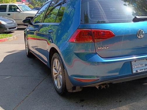 Blue Metallic 2015 Volkswagen Golf TDI S 4-Door