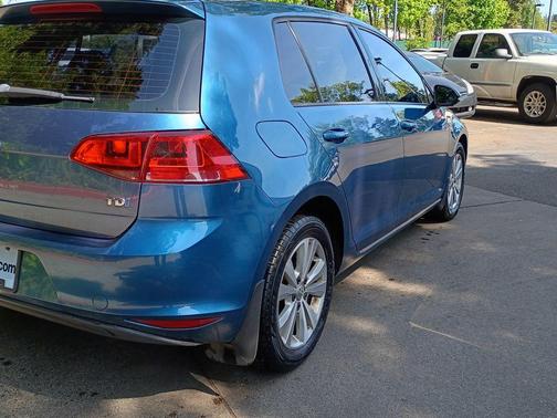 Blue Metallic 2015 Volkswagen Golf TDI S 4-Door