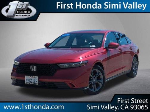 Radiant Red Metallic 2024 Honda Accord EX Sedan