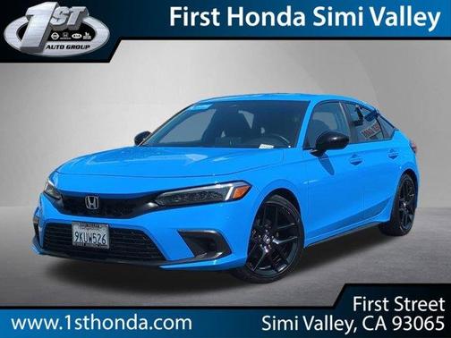 Boost Blue Pearl 2024 Honda Civic Sport