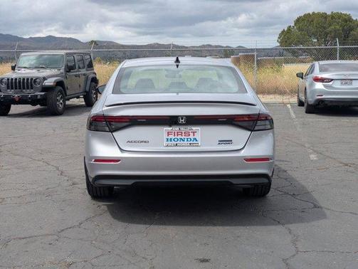 Silver 2026 Honda Accord Hybrid Sport