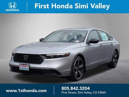 Silver 2026 Honda Accord Hybrid Sport