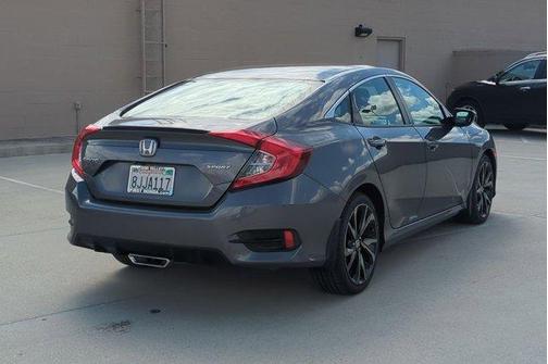 Modern Steel Metallic 2019 Honda Civic Sport