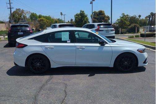 Platinum White Pearl 2024 Honda Civic Sport