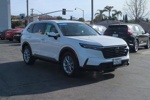 Platinum White Pearl 2023 Honda CR-V EX