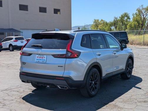 Silver 2026 Honda CR-V Hybrid Sport-L