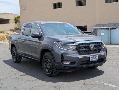 Modern Steel Metallic 2025 Honda Ridgeline RTL+