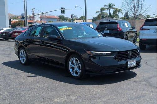 Crystal Black Pearl 2023 Honda Accord LX