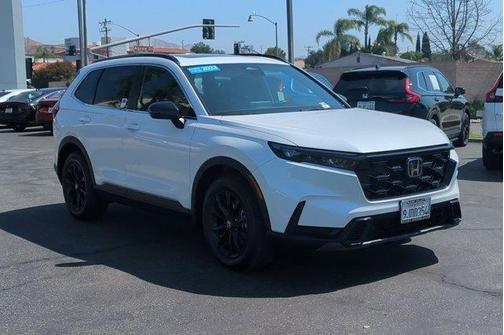 Platinum White Pearl 2024 Honda CR-V Hybrid Sport