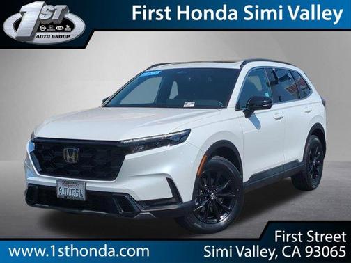 Platinum White Pearl 2024 Honda CR-V Hybrid Sport