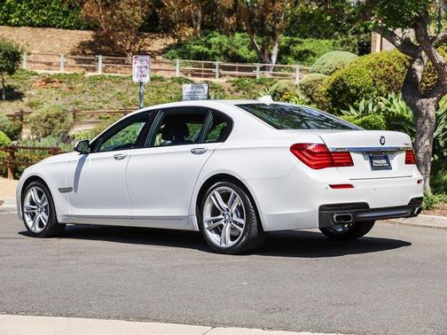 Alpine White 2015 BMW 740 Li