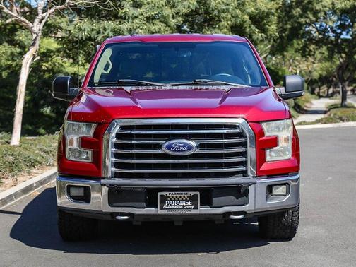 Red 2016 Ford F-150 XLT