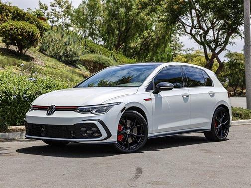 Opal White W / Black Roof 2024 Volkswagen Golf GTI 2.0T 380 S