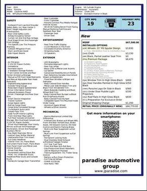 2021 Porsche Cayenne Base