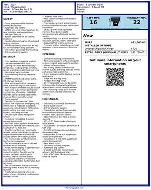 2003 Mercedes-Benz S-Class Base