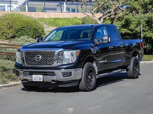 Magnetic Black 2017 Nissan Titan XD SV