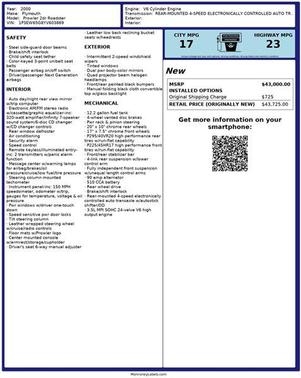 2000 Plymouth Prowler 