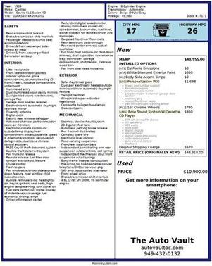 1999 Cadillac Seville SLS